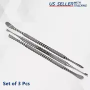 3 Pcs Clay Sculpting Set Wax Carving Pottery Tools Shapers Polymer Modeling