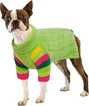 IECOii Dog Jumpers Large Size,Dog Christmas Jumpers for Medium Large Size Dogs Girl Boy,Knited Halloween Xmas Dog Jumper,Big Dog Sweater Sweatshirt for Bulldog Cocker Spaniel,Greyhound,Grass Green XL