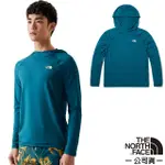 【美國 THE NORTH FACE】男款 經典長袖連帽T恤(亞洲版型).套頭休閒衫/81PW-EPS 珊瑚藍