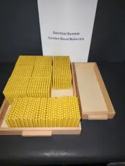 Montessori Mathematics Material - Introduction to Decimal Symbols w/ Tray (READ)