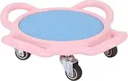 Ab Roller Wheel, Women's 360° Rotating Non-Slip Portable Multifunctional Ab Exercise Board with Mat for Home Workout Equipment Mat Roller Wheel
