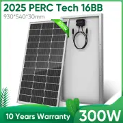 12V 300W Solar Panel 300 Watt Battery Charge Caravan Mono Camping Home Power RV