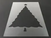 Christmas Tree #6 Stencil 10mm or 7mm Thick, X-mas, Santa, Snow Flake, Holiday