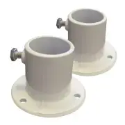 Aluminum Deck Flanges for above Ground Pool Ladder (2-Piece)