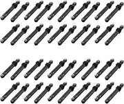 40 Pcs 100N Shock Absorber，Compatible for LG Washing Machine Shock Absorber Washer Front Load Part Black Plastic Shell Home Appliances Accessories