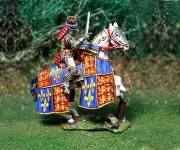 COLLECTORS SHOWCASE AGINCOURT KNIGHTS CS00795 ENGLISH HENRY V MOUNTED MIB