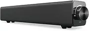 Bluetooth Sound Bar with 20W High Fidelity Speaker, Portable Wired/Wireless TV Sound System, Enhanced Surround for Home Theater, PC, Outdoor, with Remote Control