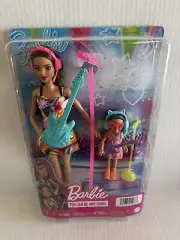 Barbie Doll & Chelsea Pop Star Sisters Rockstar Band Guitar Set