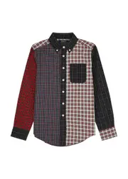 Polo Ralph Lauren Kids Checked Patchwork Cotton-poplin Shirt (7 Years) - Multicoloured - 8Y-S (7 Years) 8Y-S (7 years)