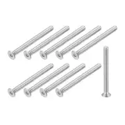 30Pcs M3x45mm Flat Socket Head Countersunk Machine Screws 304 Stainless Steel