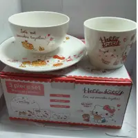 在飛比找蝦皮購物優惠-7-11 Hello Kitty 陶瓷餐具3件組 現貨