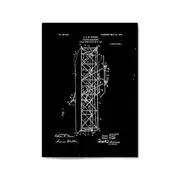 Airplane Patent Vintage Minimal Man Cave Wall Art #8
