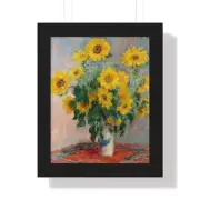 Claude Monet - Bouquet of Sunflowers (Framed)