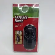 Coleman Cable - 04604 Outdoor Easy Set Timer with 4 Easy Set Modes - Black- NIB