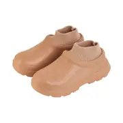 Annabel Trends Gummies Sherpa Lined Winter Soft Slip-On Garden Shoes Sand