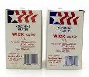 American Wick Kerosene Heater Wick AW-500 Lot of 2 Fits Many Perfection Models