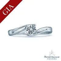 在飛比找Yahoo奇摩購物中心優惠-Alesai 艾尼希亞鑽石 GIA鑽石 50分 鑽石戒指 鑽