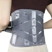 Back Brace Lower Back Pain Relief with 7 Stays, Lumbar Support Belt with Breatha