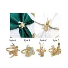 Pattern Easter Napkin Rings Napkin Holders Dining Table Napkin Buckles for