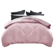 400GSM Pink Microfibre Bamboo Winter Summer Quilt Duvet Doona