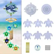 Wall-mounted Wind Chime Mould Crystal Epoxy for Creative Silicone Mould Love Gif