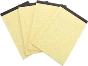 Tofficu Student Notepad Set 4pcs Portable Memo Pads Horizontal Lines Tear-Off Notepads for School Office and Travel