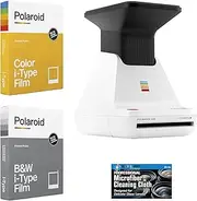 Polaroid Lab Instant Film Photo Printer + Color & Black and White Film + Microfiber Cloth