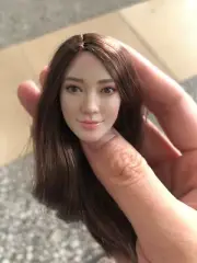1/6th SDH022C Asian Girl Head Sculpt Carving Fit 12" Female PH TBLeague Figure