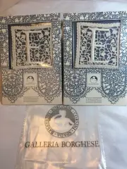 2 ARNALDO CAPRAI Italian LACE Letter E ~ Galleria Borghese Rome Wedding Monogram