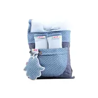 在飛比找momo購物網優惠-【Minene】寶寶座墊及安全帶護套兩件組(透氣舒適)