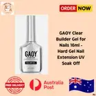 GAOY Clear Builder Gel for Nails 16ml | Hard Gel Nail Extension UV Soak Off