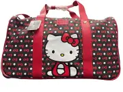 HELLO KITTY WHEELED TRAVEL DUFFLE BAG LUGGAGE NEW