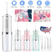 Portable Cordless Water Flosser Dental Oral Health Irrigator Teeth Cleaner Floss