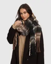 [Belle & Bloom] Timeless Scarf - Brown One Size