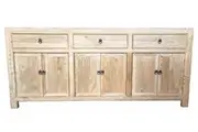 MF Chinese Antique Reproduction 3-Drawer 6-Door Sideboard