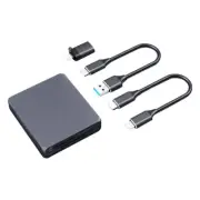 Card Reader USB 3.2 Memory Card Reader 3 Cards Simultaneously CFA SD4.0 TF4.0