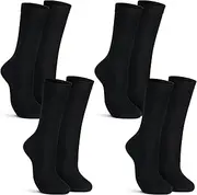 [Croloose] 4 Pairs Silk Liner Socks Ultra-lightweight Hiking Sock Liners Calf Socks Sweat Absorption Socks for Adult