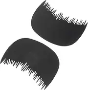 TOGEVAL Professional Hair Fiber Combs 2pcs Hairline Comb Set Protective Shield Enhance Hair Volume for Men's Hairline Powder