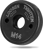 M14 Angle Grinder Nut, Quick Release Change Nut Heavy Duty Carbon Steel Angle Grinder Nut Accessory Replacement Locking Retaining Flange Nut for Milwaukee Dewalt Makita Angle Grinder