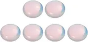 Ciieeo 10pcs Opal Stones Pendant Charms for Craft Projects Flat Bottom Gemstone Patches for Handmade Jewelry Accessories Stylish Decoration for Women Girls