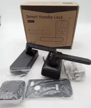 Hornbill Smart Lock Fingerprint Handle Wifi App Control New Black H8-BF.