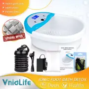 Ionic Detox Foot Bath cell Spa Chi Cleanse Machine with Tub & Slipper One Size