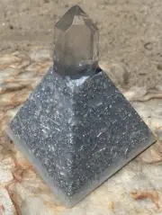 Orgone Energy Crystal Pyramid EMF Protection Quartz Crystal Orgone Energy Device