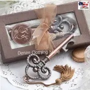 1pc Vintage Skeleton Key Chains Bottle Opener Favor Wedding Bridal Party Gifts