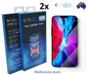 2xFor iPhone16 15 14 13 12 11 Pro XSMax XR 8Plus Tempered Glass Screen Protector