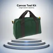 Canvas Tool Bag Portable Waterproof High Capacity Storage Handbag for