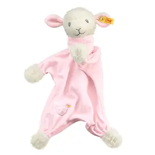 STEIFF德國金耳釦泰迪熊 Sweet Dreams Lamb Comforter 粉紅眠羊 嬰幼兒安撫巾