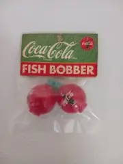 Vintage 1996 Coca Cola FISH BOBBER Coke Plastic Fishing Floats Bottle Logo 2 NIP