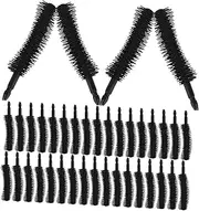 VICASKY 50pcs Eyelash Brush Set Soft Silicone Lash Spoolies for Eyelash Extensions and Eyebrows Makeup Brush Tool