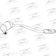 Redback Cat Conv Bolt On to suit Subaru Impreza 2.0 10/00-05/05 - C0033